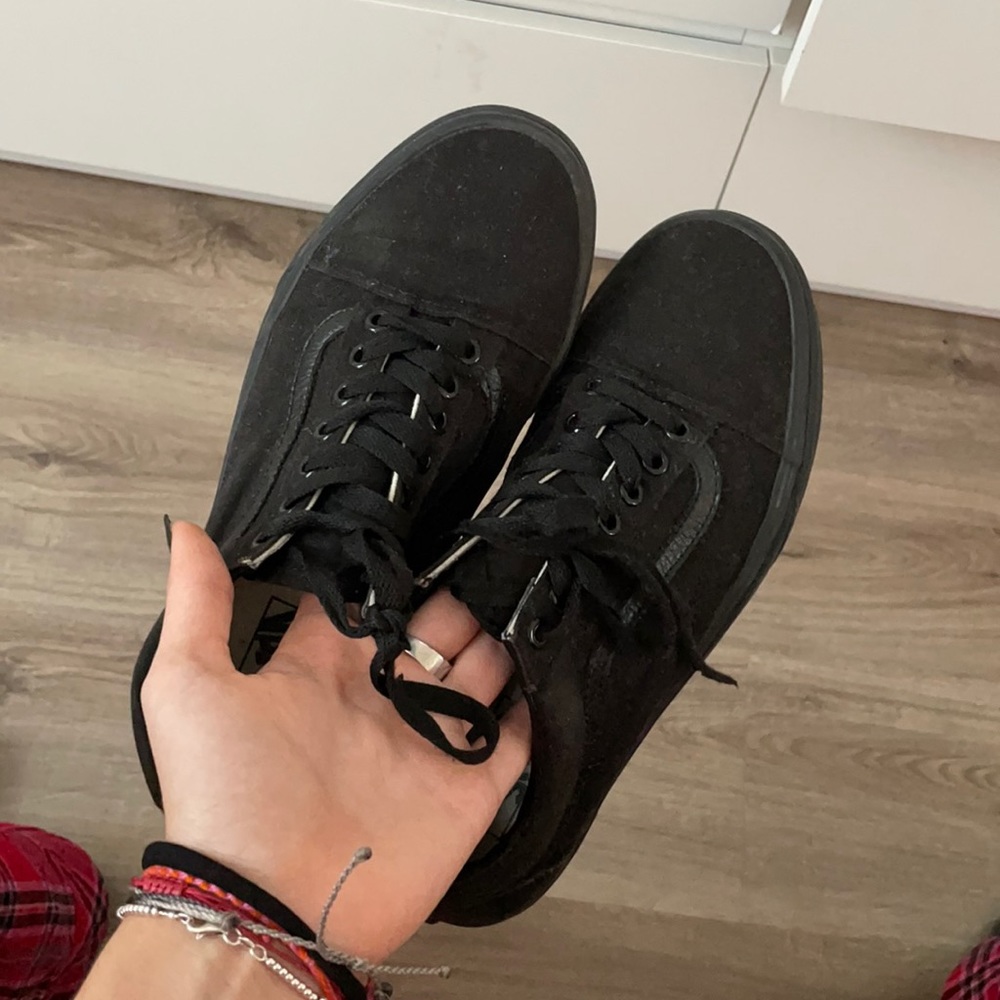 All Black Vans